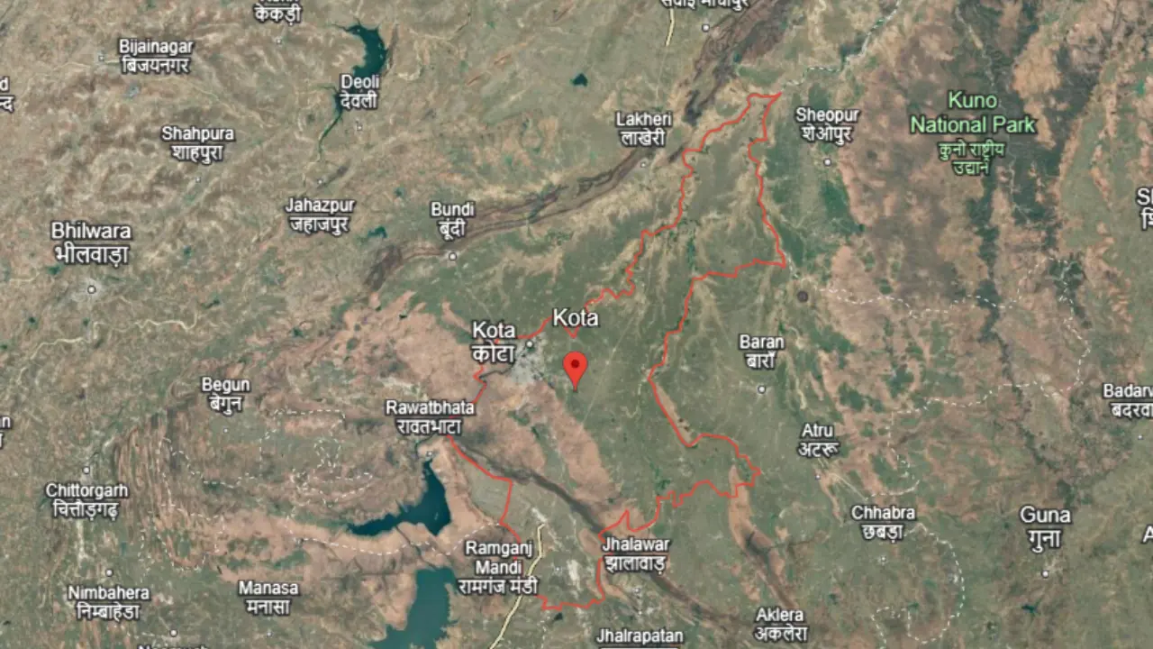 Kota in red circle area, What is Kota