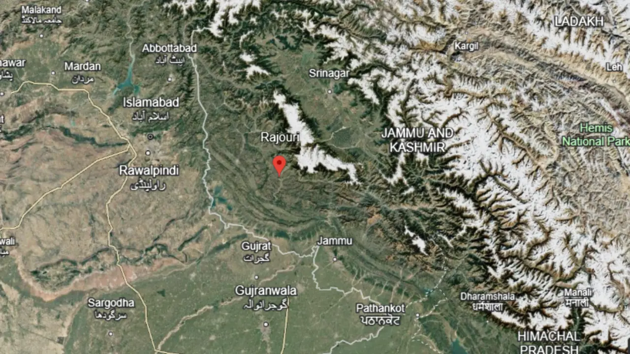 Rajouri in red circle area, What is Rajouri